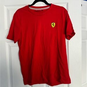 Men’s Ferrari Red Small Tshirt